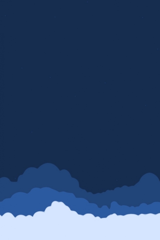 Над облаками в векторном стиле обои