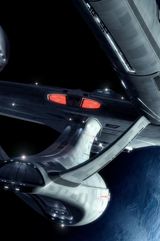 Космический корабль Enterprise из Star Trek обои