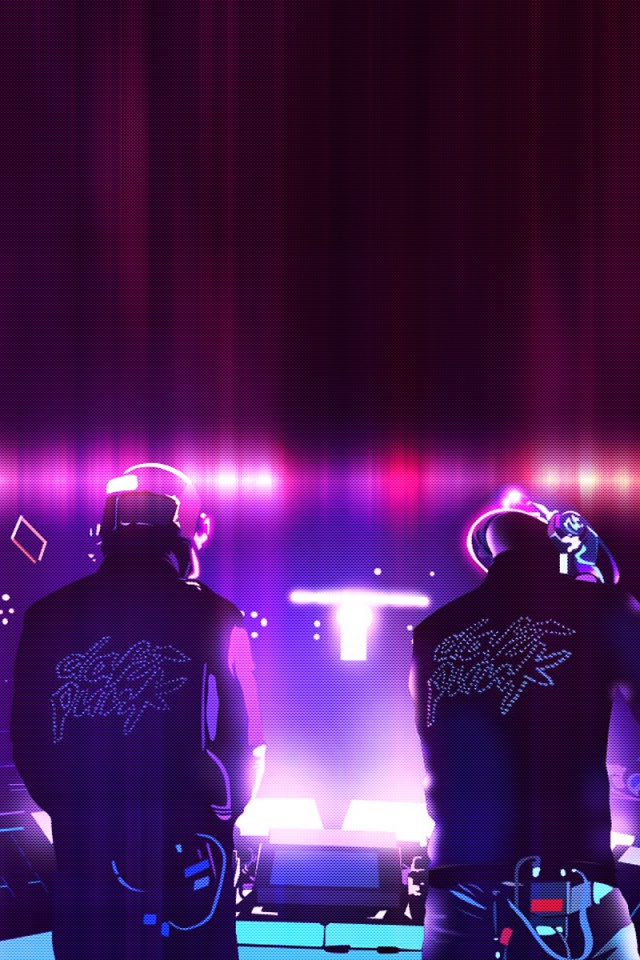 Концерт Daft Punk обои