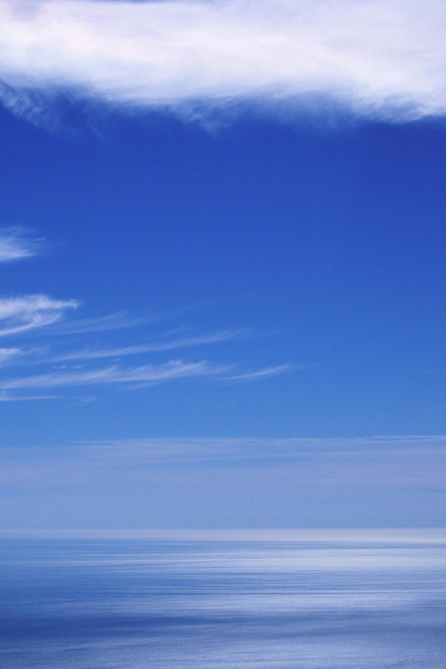 Чистый морской горизонт обои