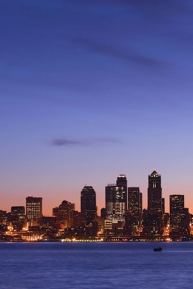 Пейзаж Сиэтла обои