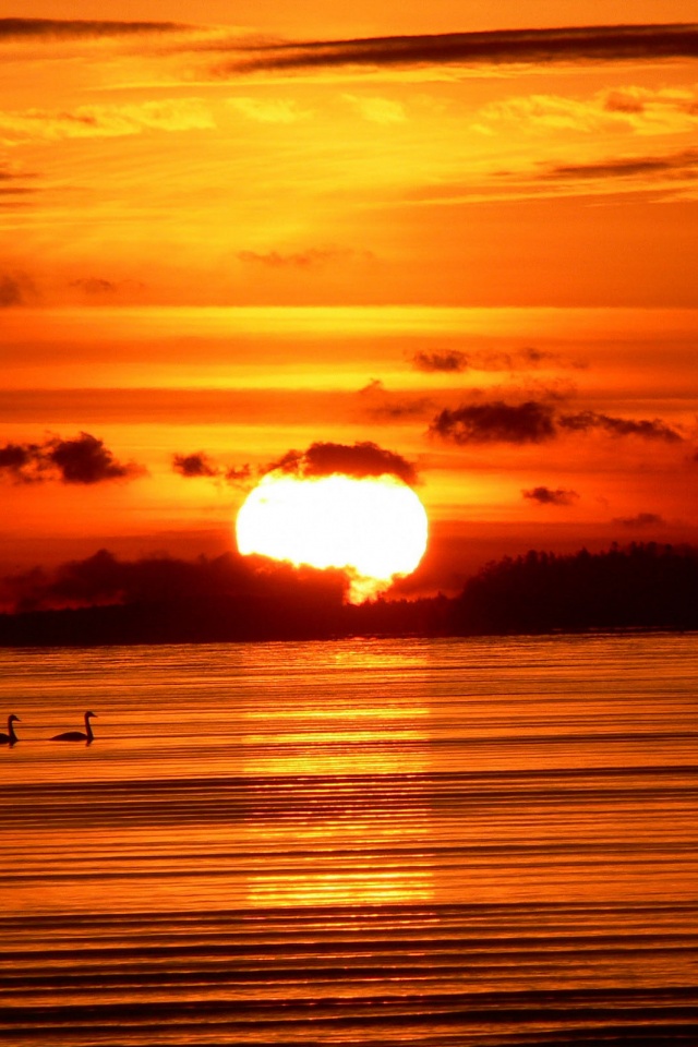 Великолепный рассвет обои