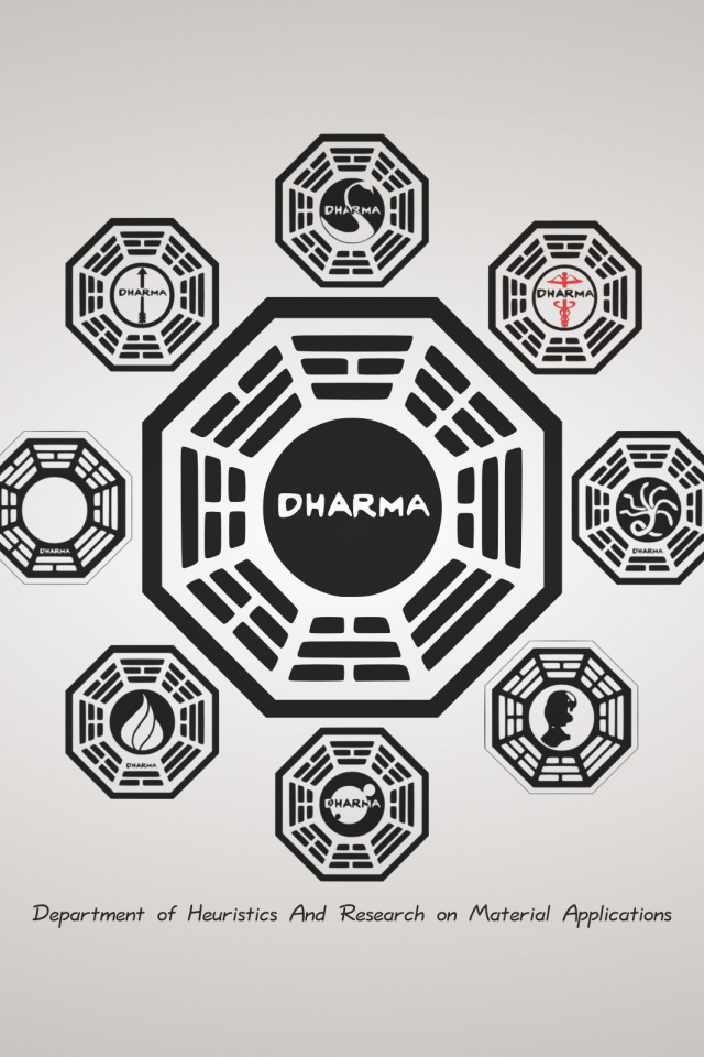 Логотипы станций Дхарма обои