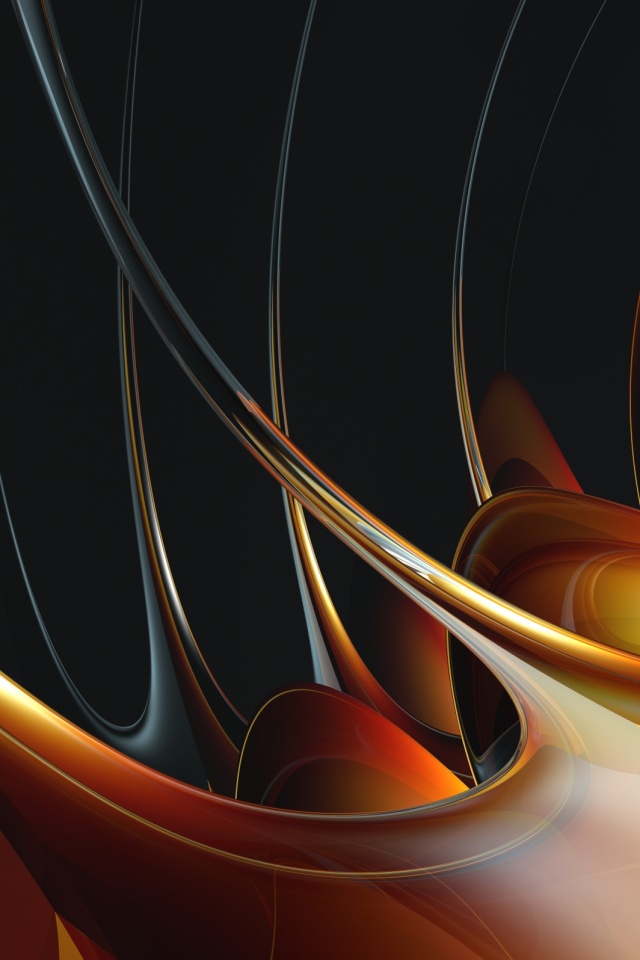 Закрученная абстракция обои