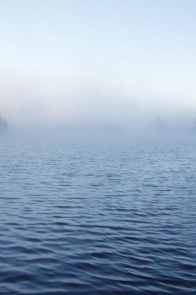 Речной туман обои