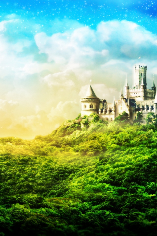 Волшебный замок обои