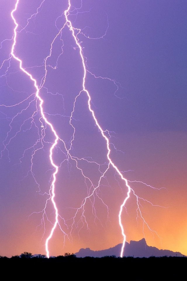 Двойная молния обои