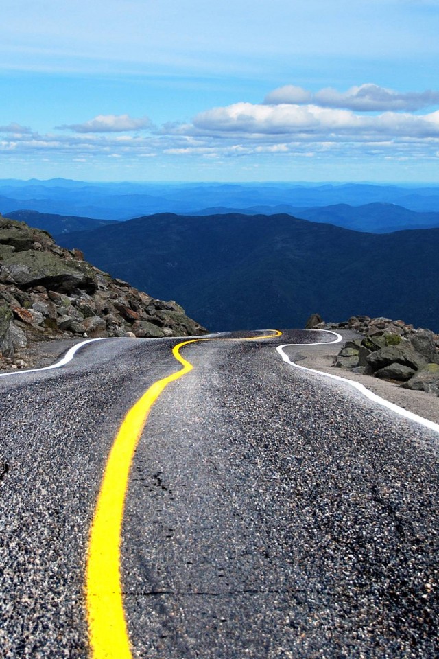 Горная дорога обои