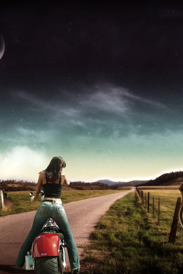 Путешествие на мотоцикле обои