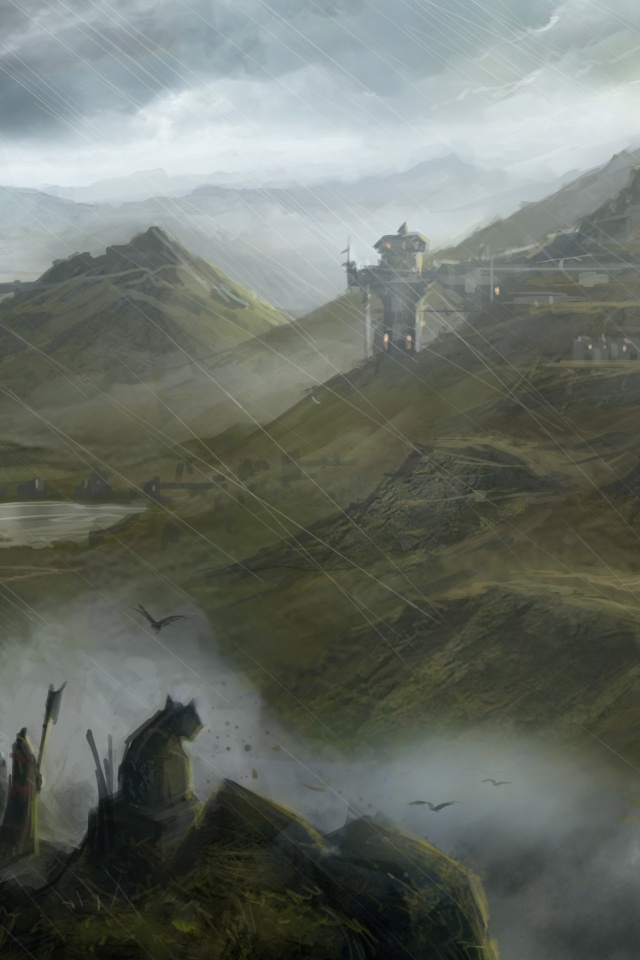 Пейзаж из Dragon Age 2 обои