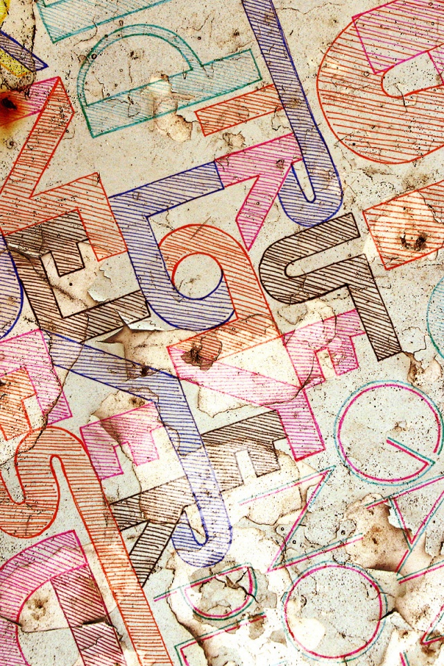 Буквы и надписи обои