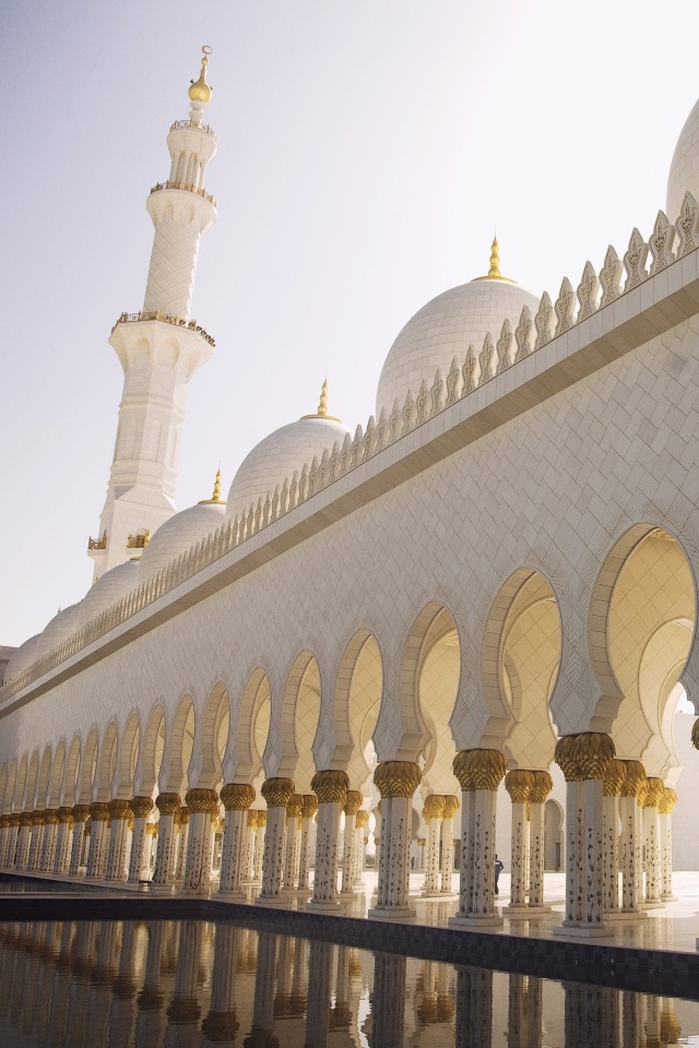 Мечеть шейха в Абу-Даби обои