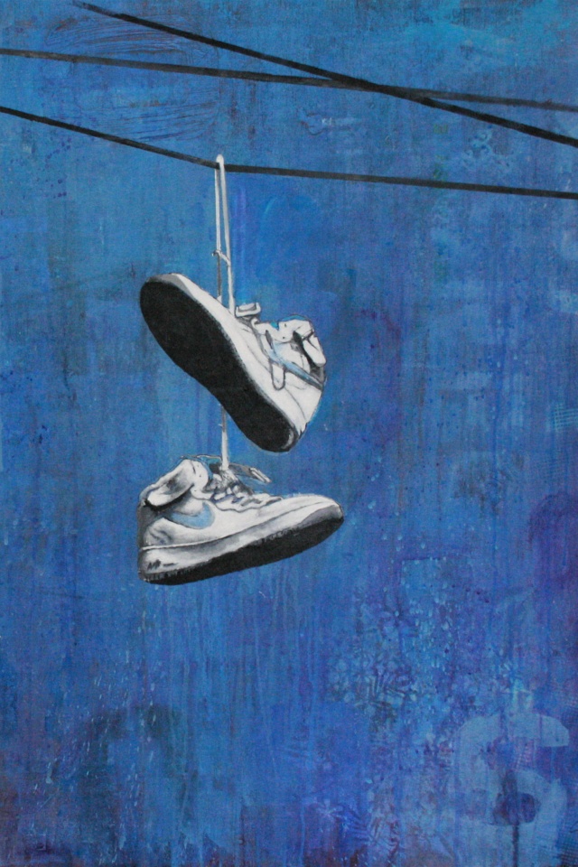 Кросовки на проводе обои