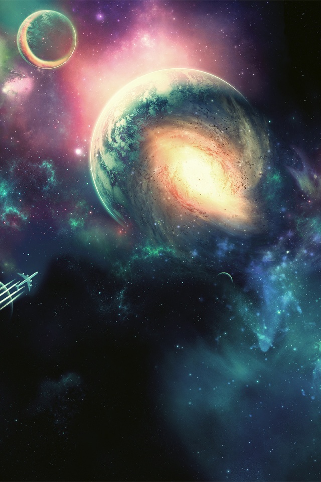 Звездный корабль обои