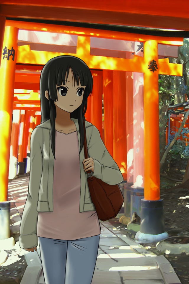 Акияма Мио обои