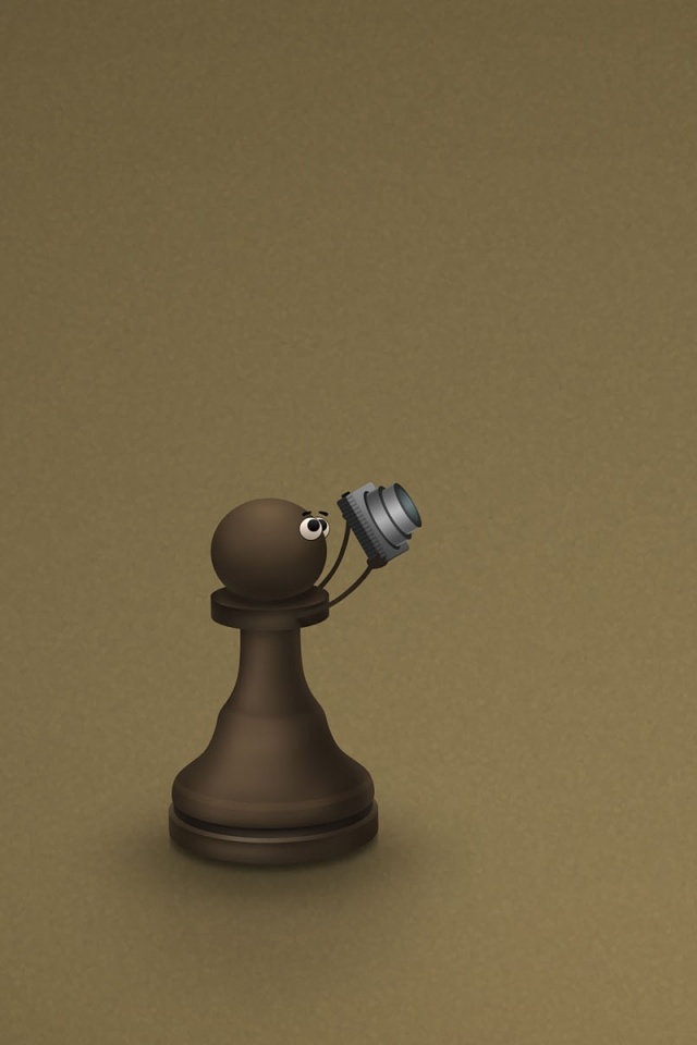 Пешка фотографирует короля обои