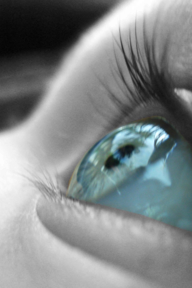 Ясный взгляд младенца обои