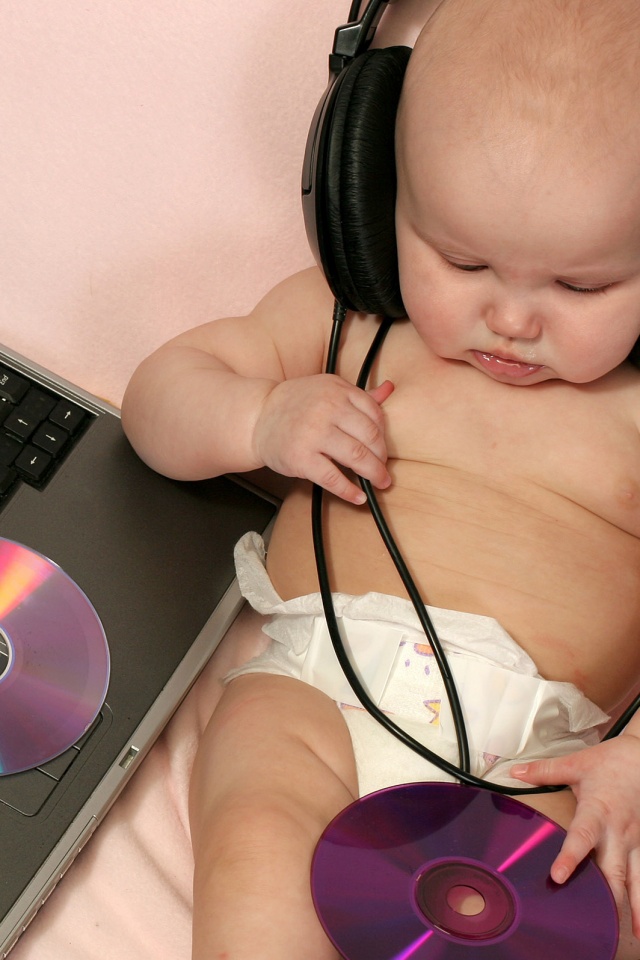 Маленький диск жокей обои