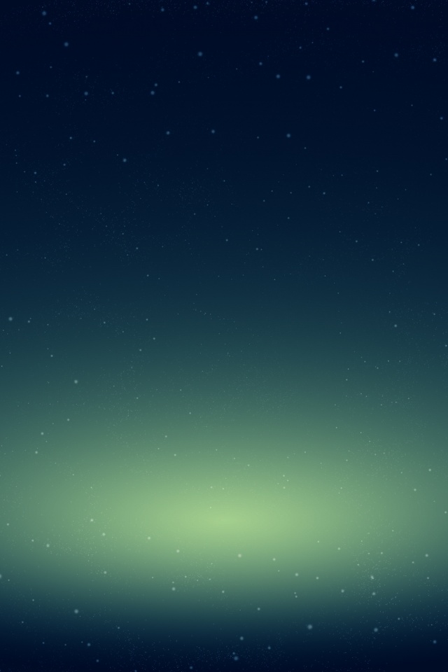 Свечение в ночном небе обои