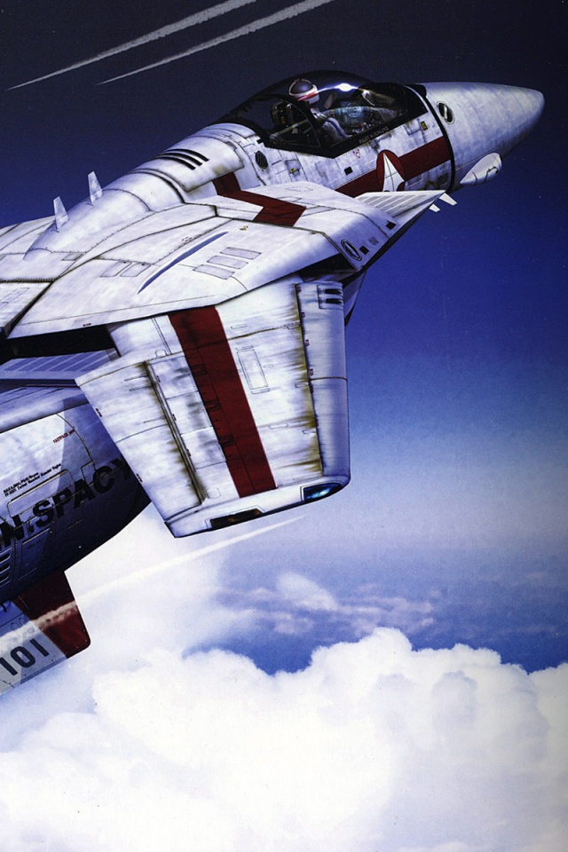 Реактивный самолёт будущего обои