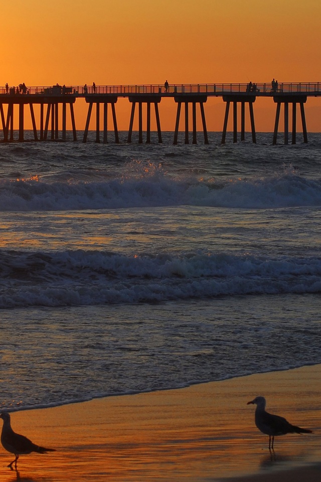 Морская терасса обои