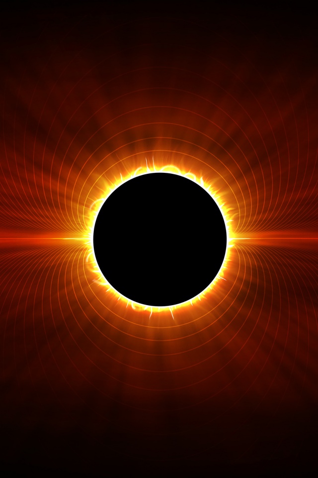 Солнецное затмение обои