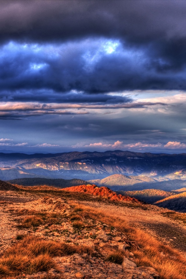 Горы в HDR обои