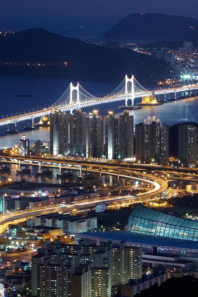 Ночной город обои