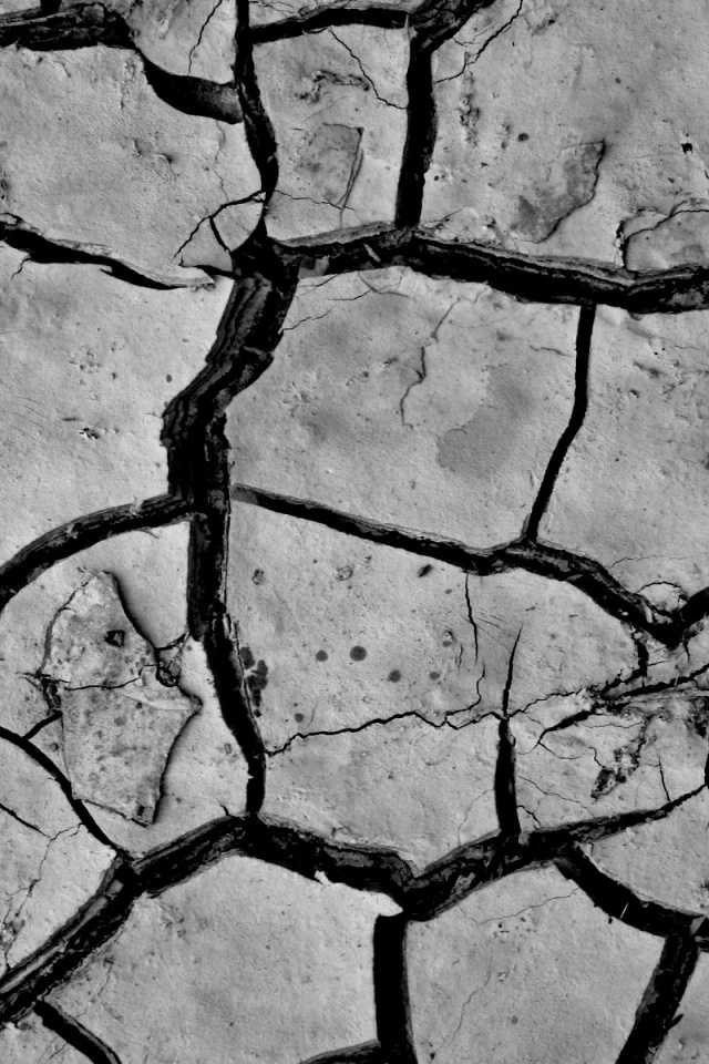 Сухая растрескавшаяся глина обои