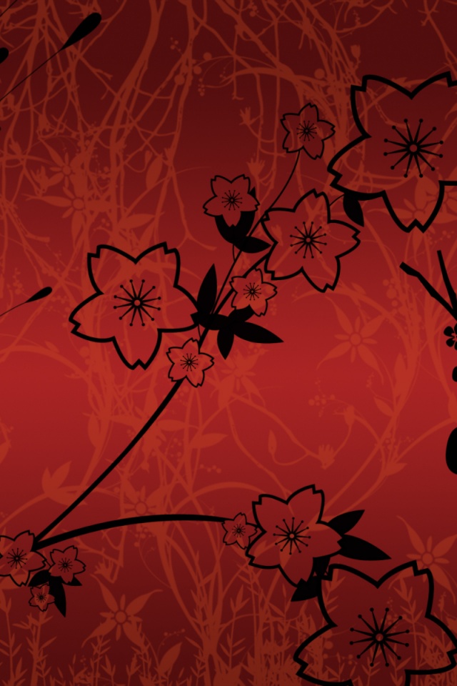 Цветы в векторе обои