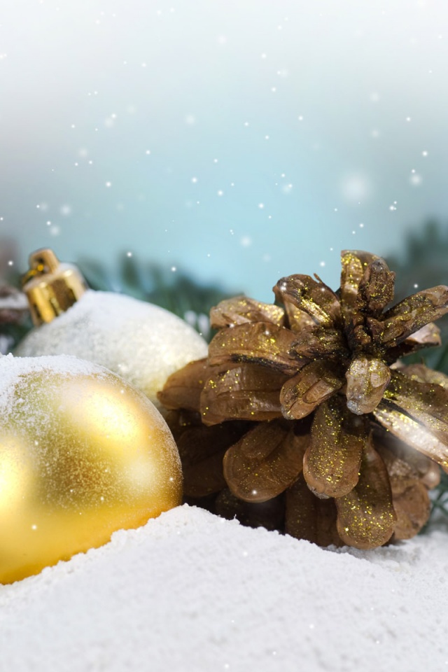 Новогодний натюрморт обои