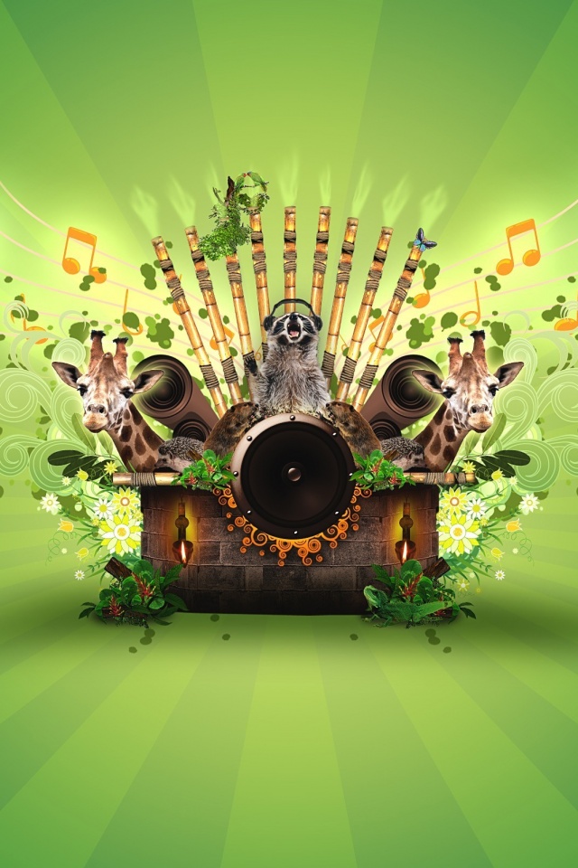 Музыка джунглей обои