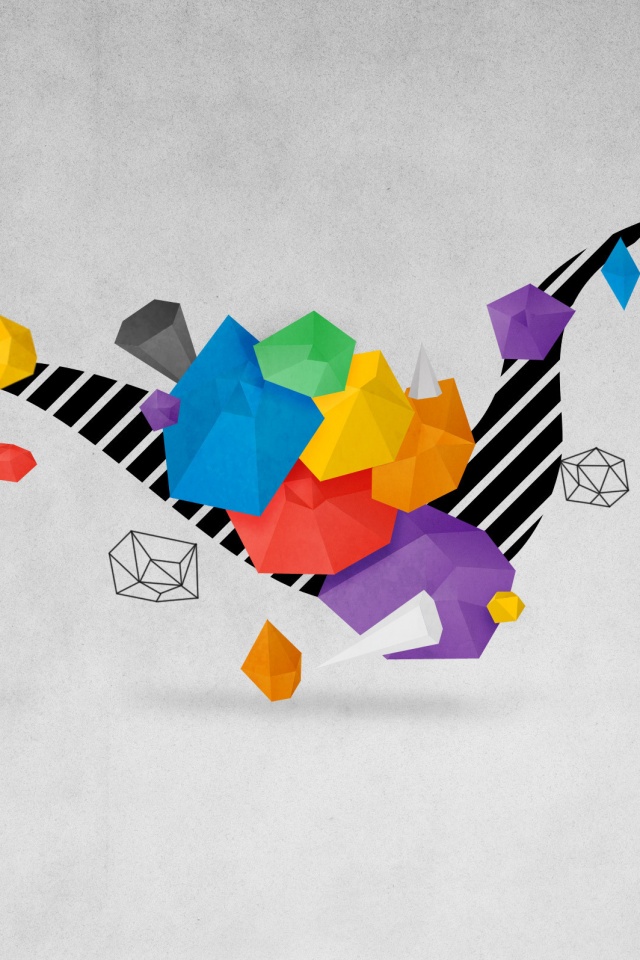 Полет абстрактной фантазии обои