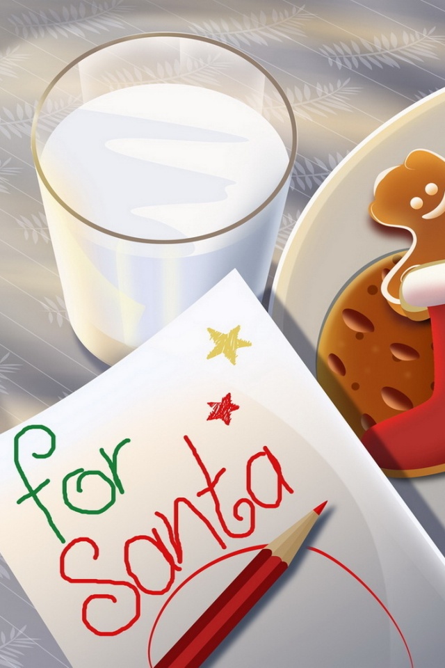 Сладости для санты обои