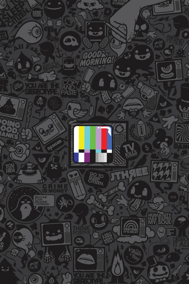 Телевидение убивает всё! обои