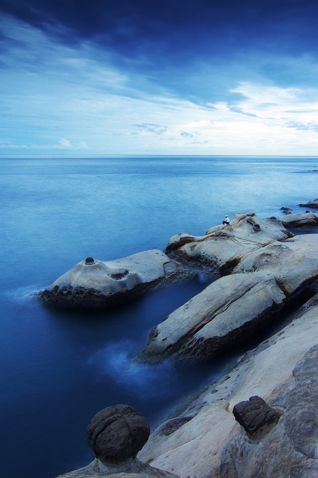 Замерзший мыс где-то там обои