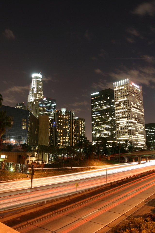 Ночной город обои