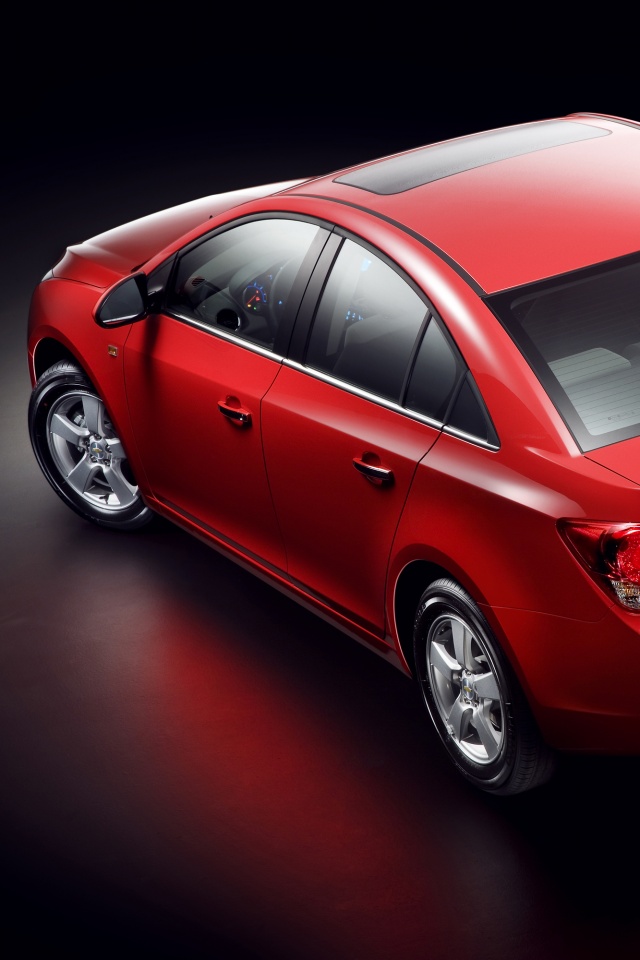 Шевроле Cruze красного цвета обои