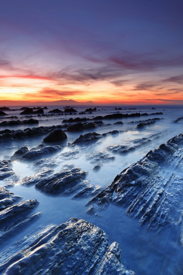 Рифы в тумане обои