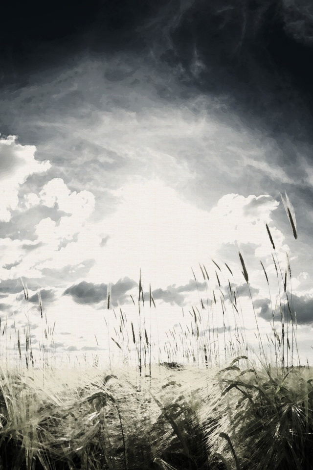 Сюрреалистичная трава обои