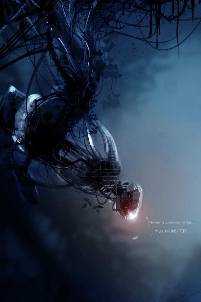 Гладос из PORTAL2 обои