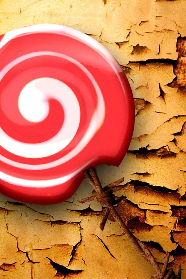 Леденец на палочке обои