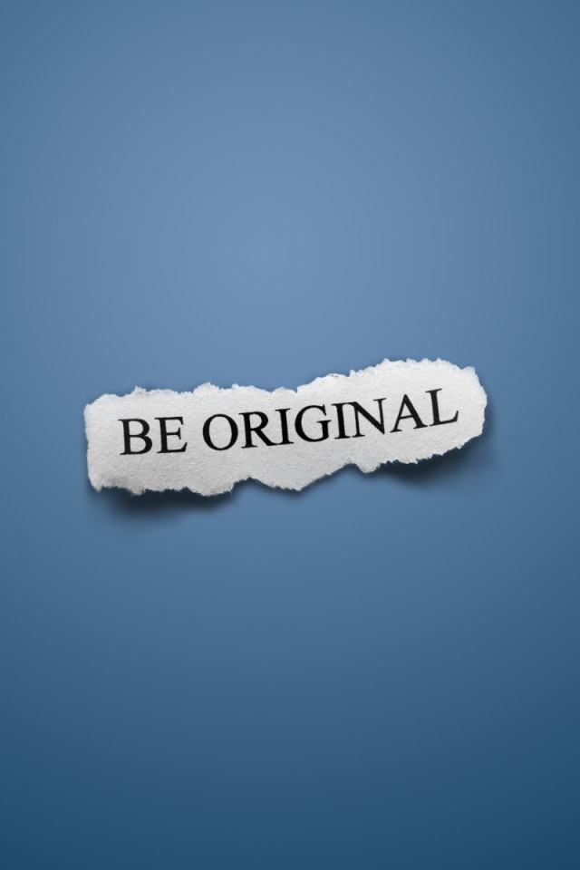Будь оригинален обои