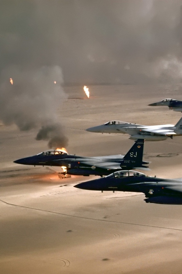 Пустынный шторм обои