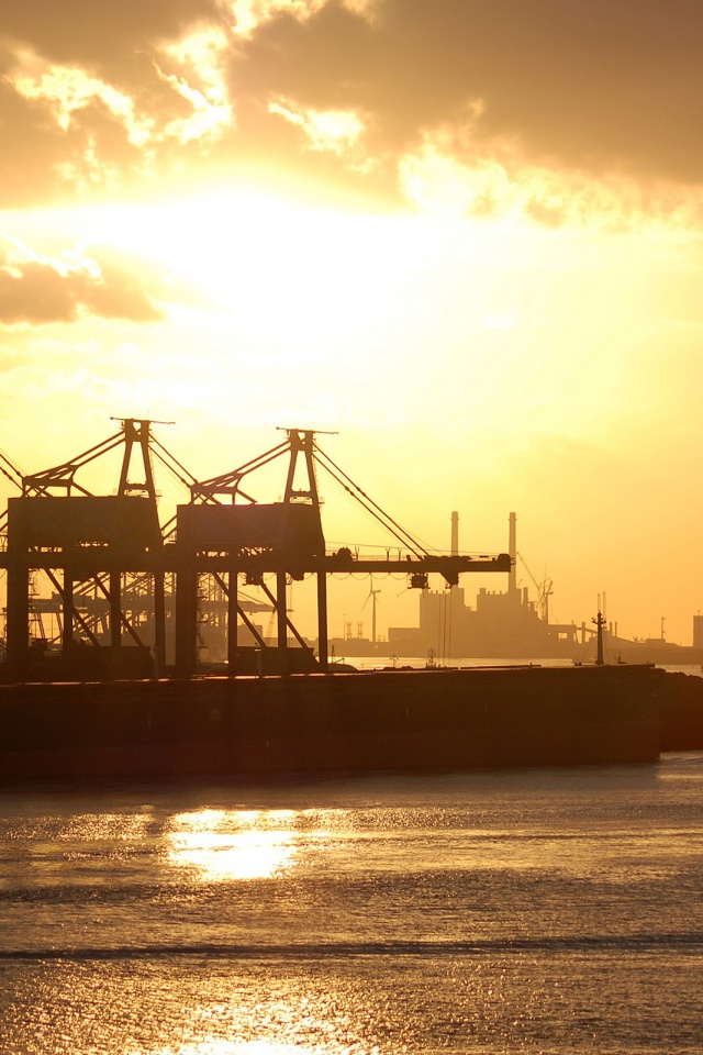 Грузовой порт обои