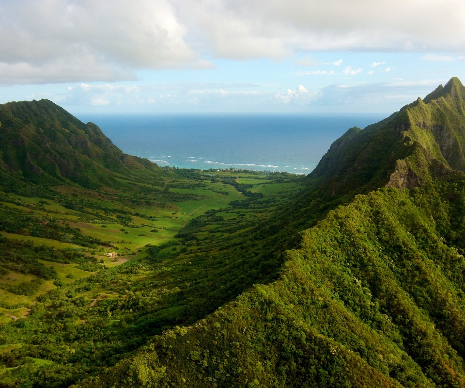 Горный хребет обои