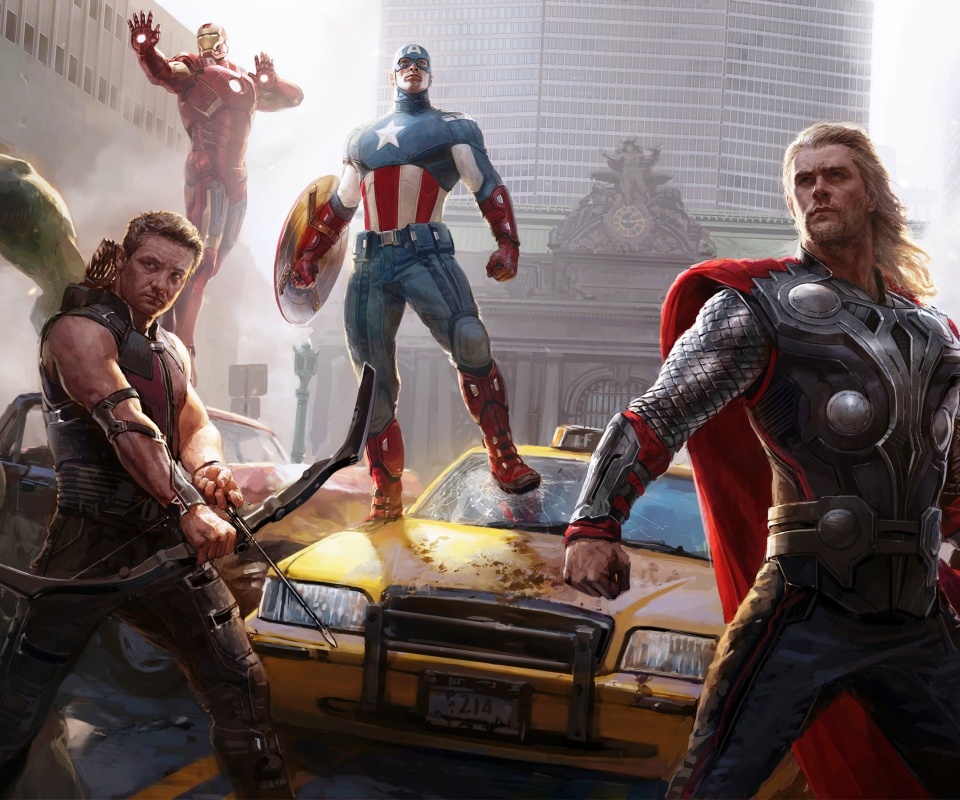 Арт к фильму Мстители обои