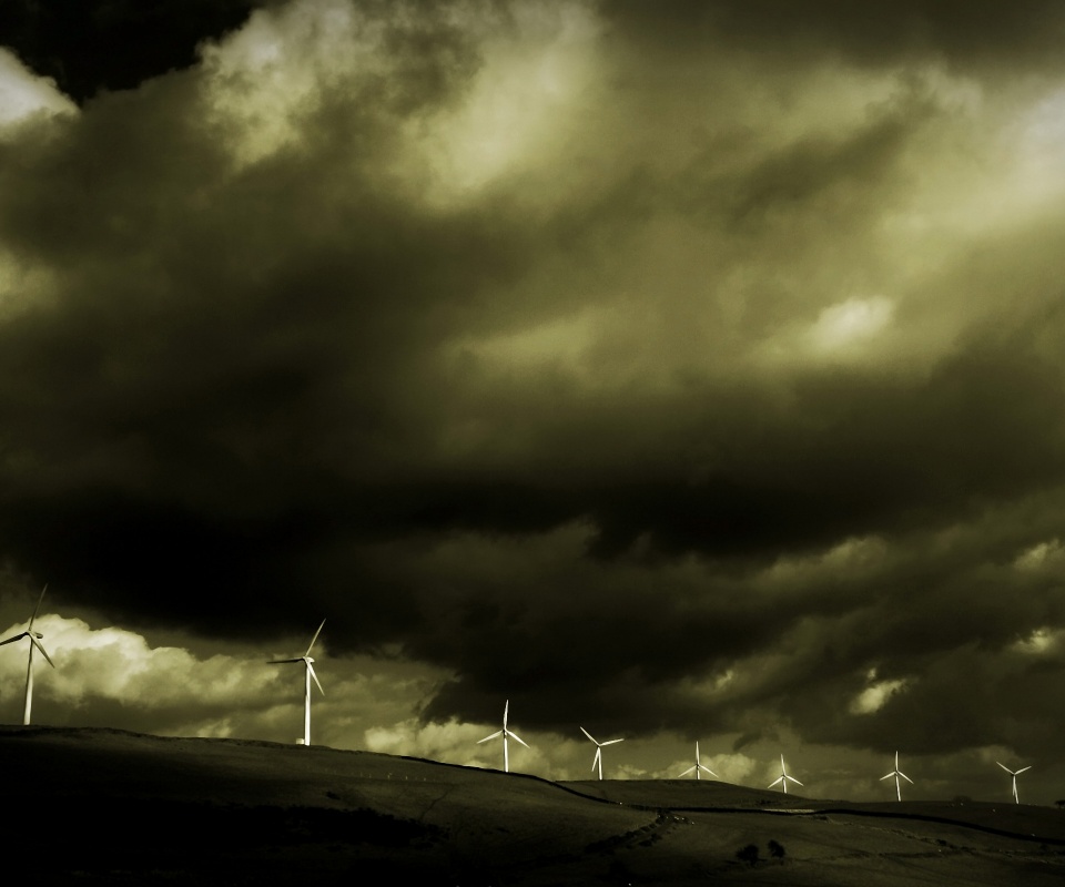 Ветрянные электростанции обои