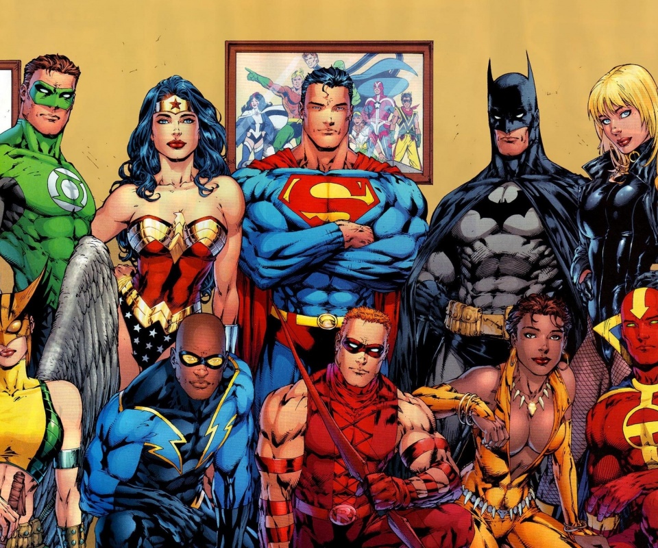 Лига справедлиовости обои