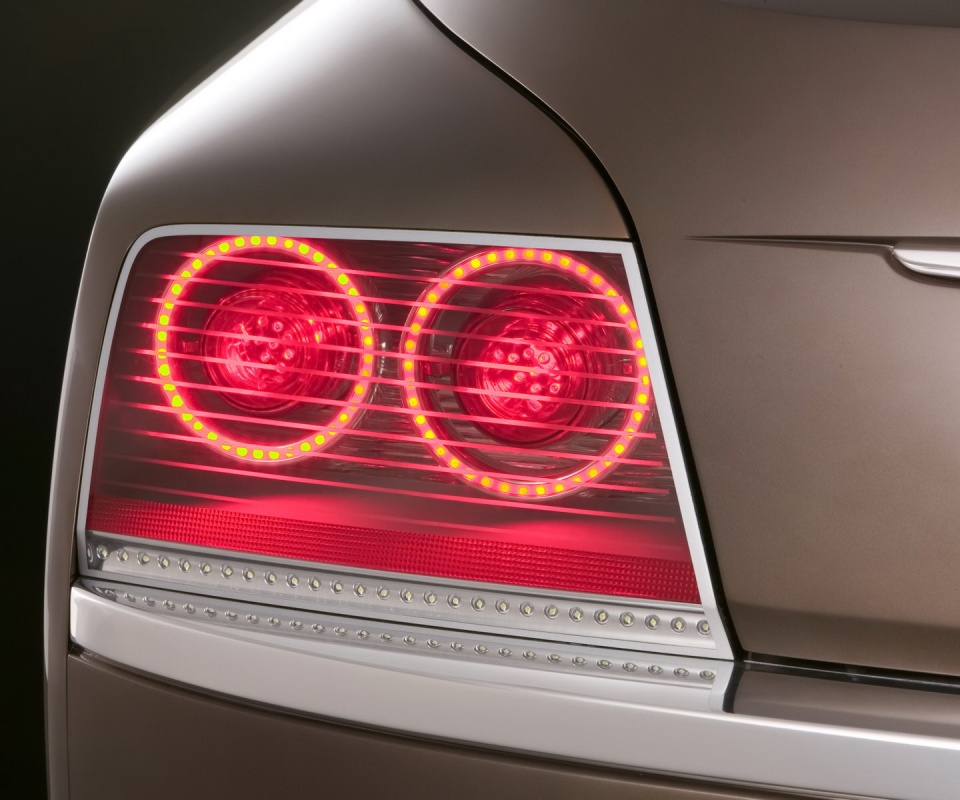 Горящие задние фары обои